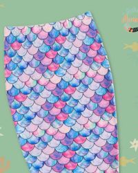 1pc High Stretch & Stylish Fish Scales Pattern Mermaid Tail