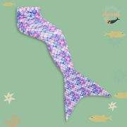 1pc High Stretch & Stylish Fish Scales Pattern Mermaid Tail