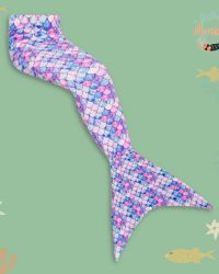 1pc High Stretch & Stylish Fish Scales Pattern Mermaid Tail