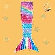 1pc Decorative Rainbow Mermaid Tail