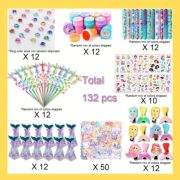 132pc Mermaid themed party pack for 12