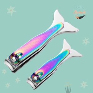 Mermaid stainless steel nail clippers