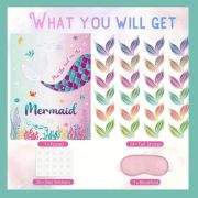 Pin-the-Tail on the Mermaid – Game Set with Stickers