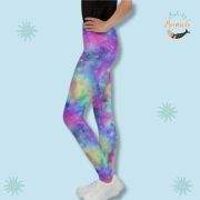 Stretchy Starry Sky Print Leggings