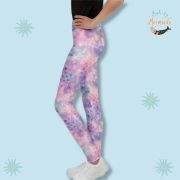 Stretchy Starry Sky Print Leggings