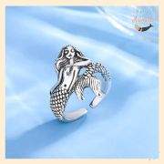 Vintage adjustable mermaid ring