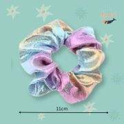 3-pack of Glittery Mermaid Hair Scrunchies