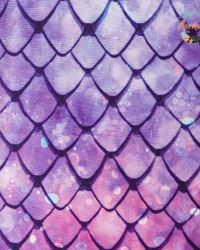 1pc Sparkly Violet Mermaid Tail