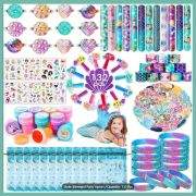 132pc Mermaid themed party pack for 10-12