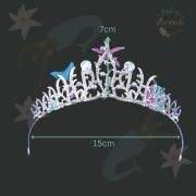 Mermaid Theme Tiara Crown – Alloy