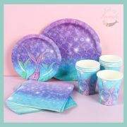 80pc Mermaid themed Decorative Party Banquet Set for children’s party -20 children