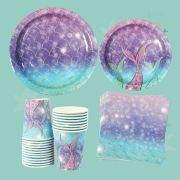 80pc Mermaid themed Decorative Party Banquet Set for children’s party -20 children