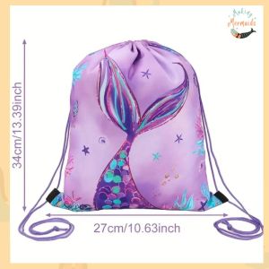 Mermaid Drawstring Backpack