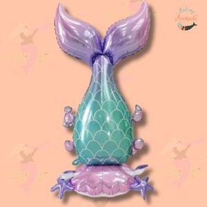 Giant mermaid tail aluminum foil balloon