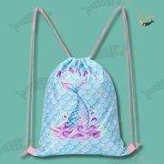 Colourful Mermaid Drawstring Backpack