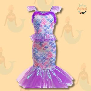 Vivid & Elegant Mermaid Princess Dress