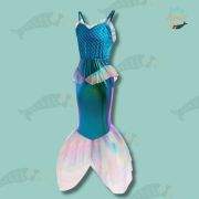 Rainbow Mermaid Princess Dress