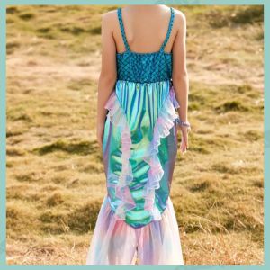 Rainbow Mermaid Princess Dress