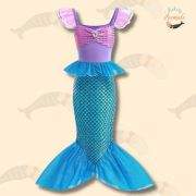 Girls’ Enchanting Sleeveless Mermaid Gown