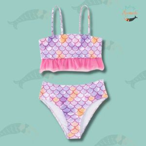 3pc Mermaid Tail and Swimwear Set