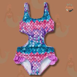 Stylish Mermaid One Piece Swimsuit